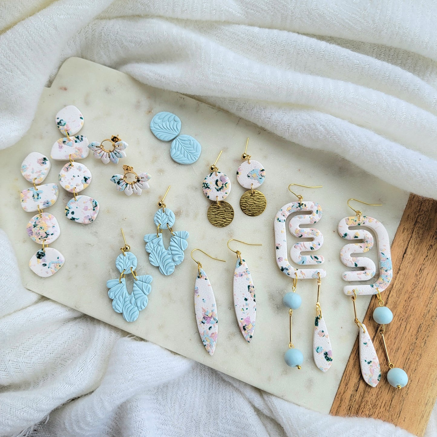 Tilly Earrings in Summer Speckle
