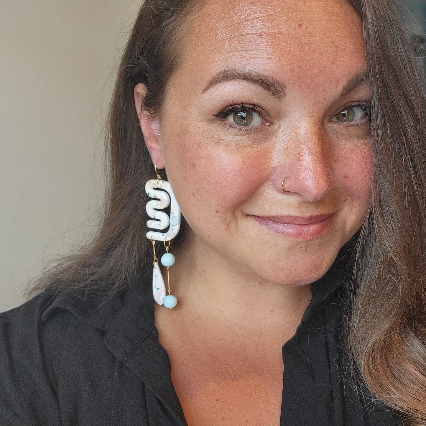 Tilly Earrings in Summer Speckle