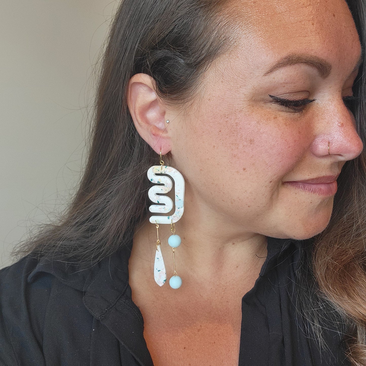 Tilly Earrings in Summer Speckle