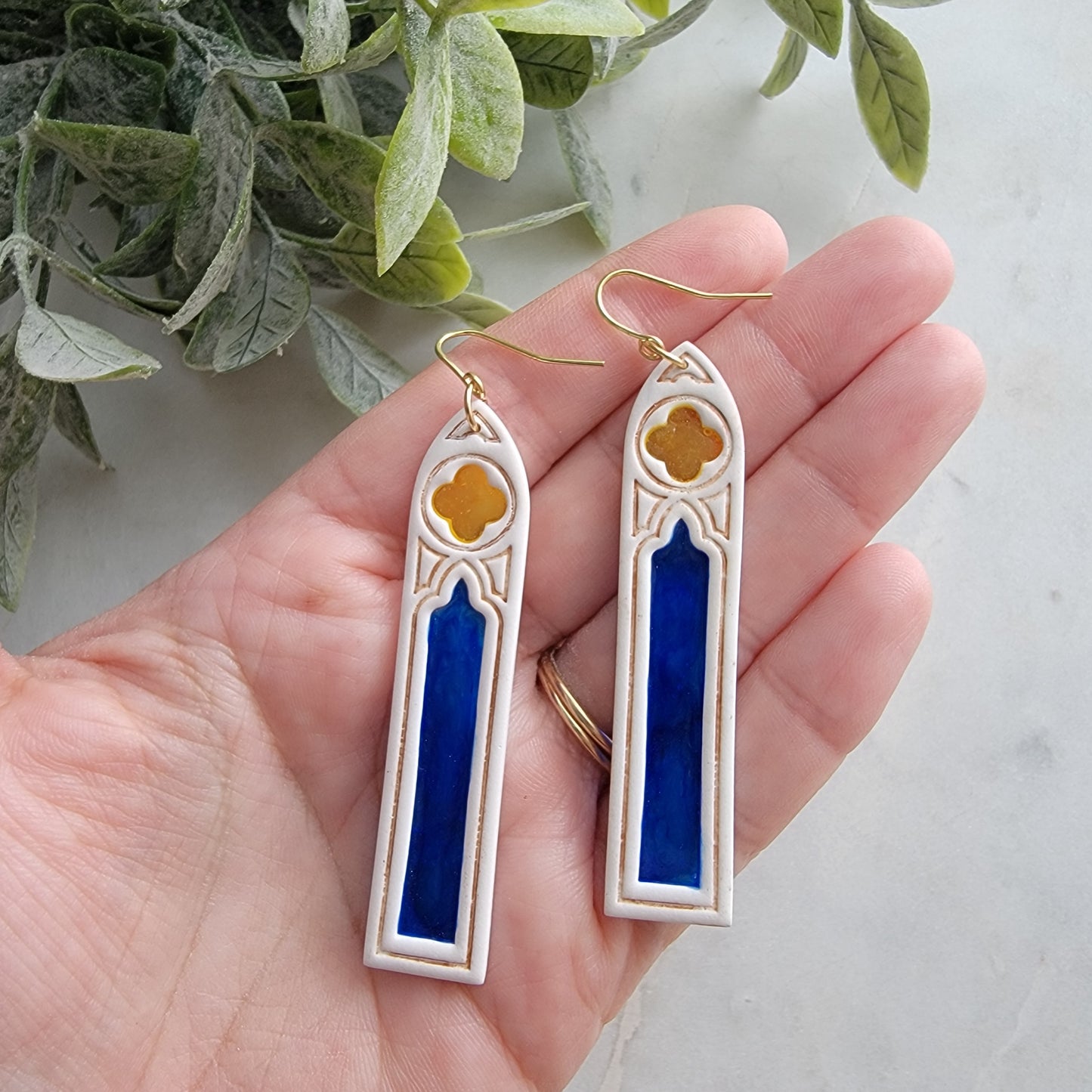 Small Stained Glass Earring