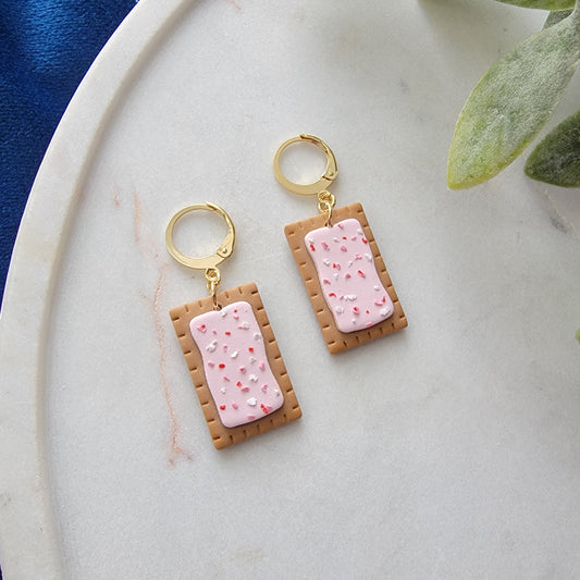 Strawberry Poppy Earrings