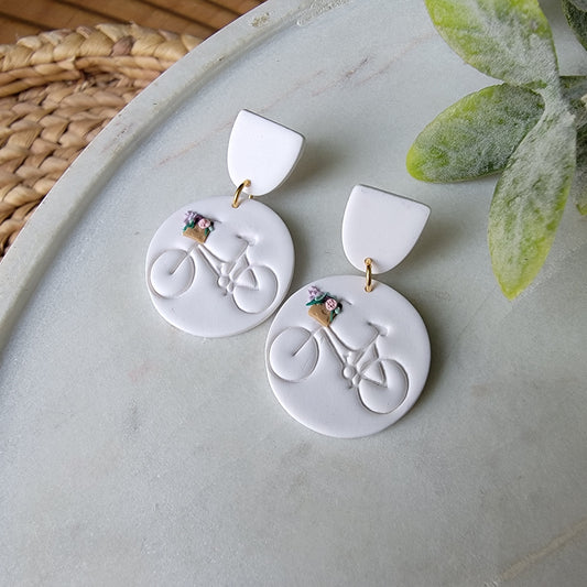 Bicycle Earrings