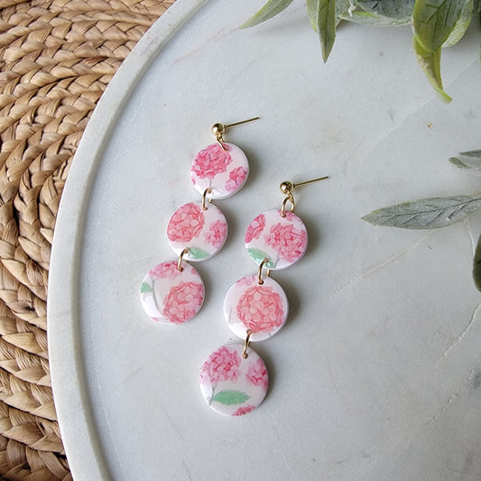 Dawn Earrings in Grand Geranium