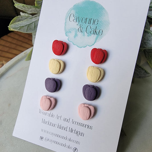 Secret Garden Tulip Stud Set