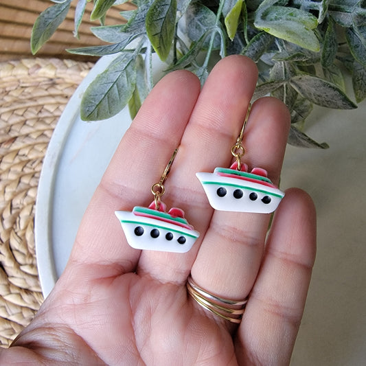 Ferry Boat Earrings
