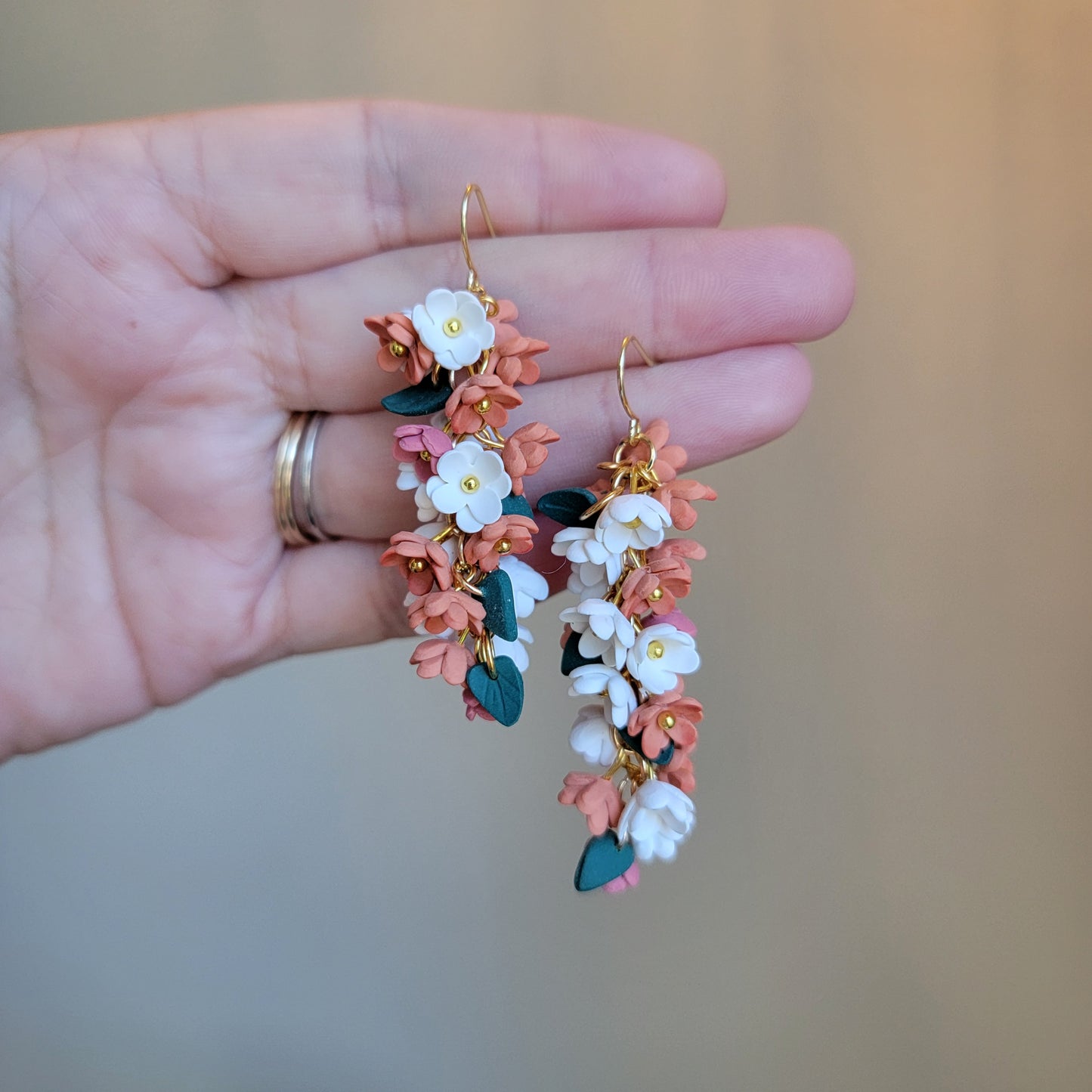 Fall Mum Earrings