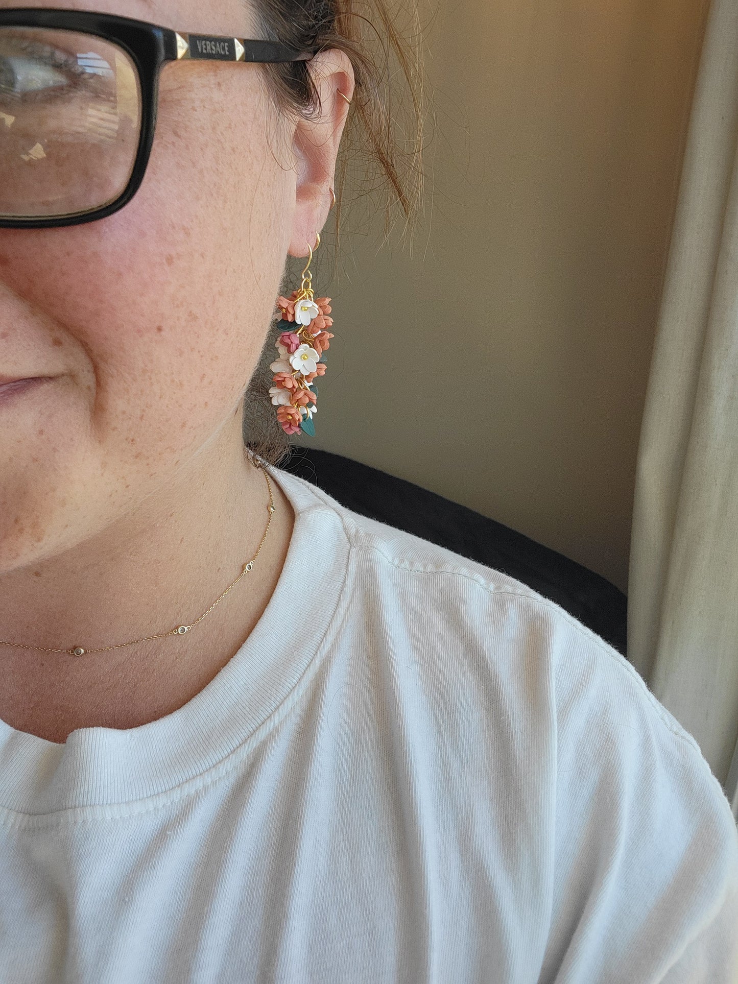 Fall Mum Earrings