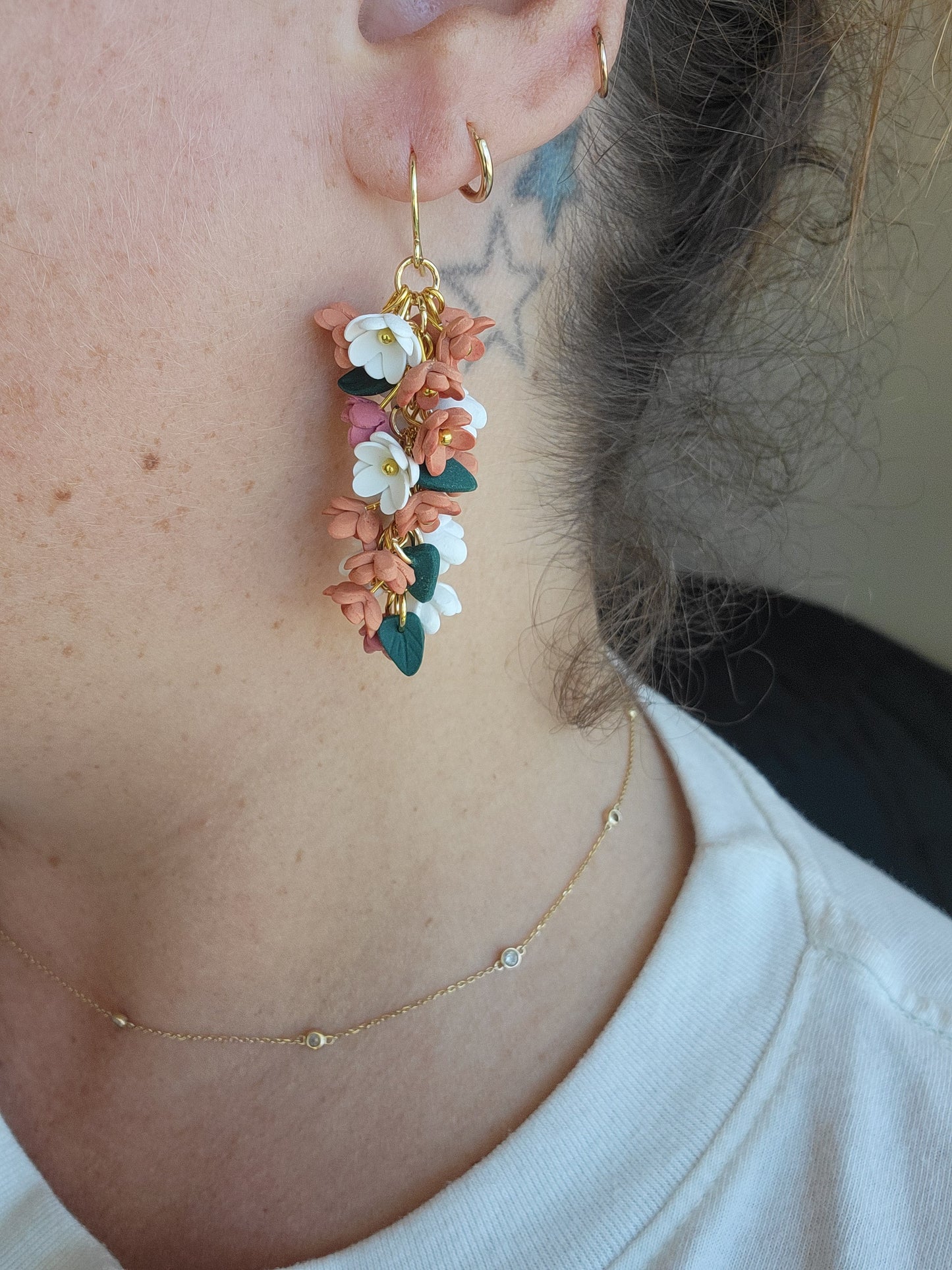 Fall Mum Earrings