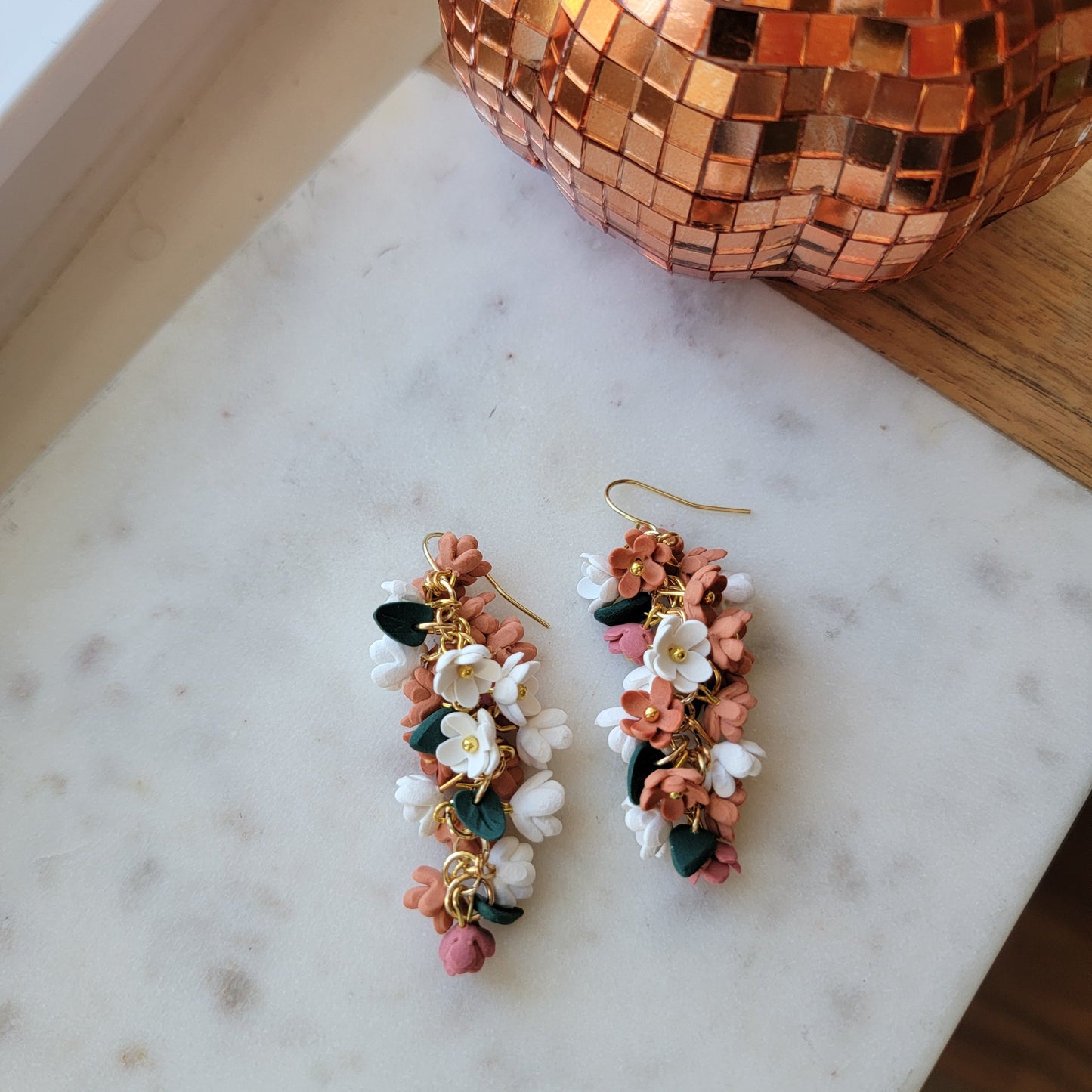 Fall Mum Earrings