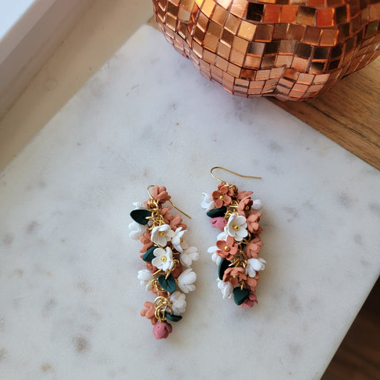 Fall Mum Earrings