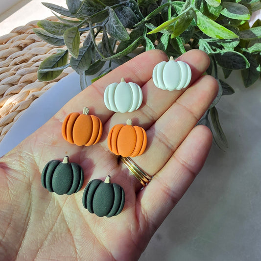 Simple Pumpkin Dangle Earrings - Variety
