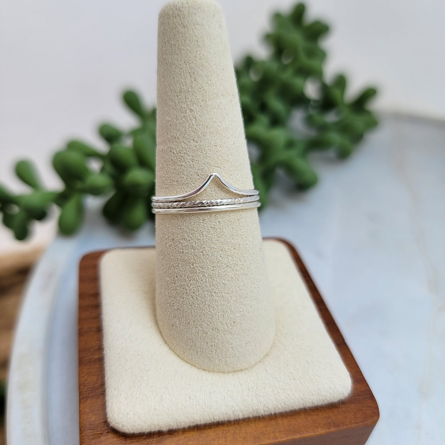 Sterling Silver Ring Stack