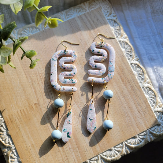 Tilly Earrings in Summer Speckle