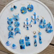 Load image into Gallery viewer, Blue Stone Sunny Day Earrings
