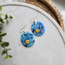 Load image into Gallery viewer, Blue Stone Sunny Day Earrings
