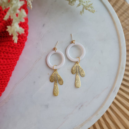 White and Gold Petals