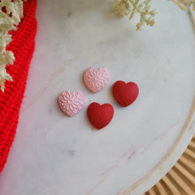 Load image into Gallery viewer, Puffy Heart Studs
