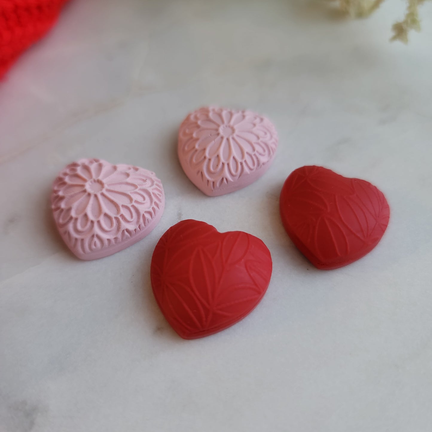 Puffy Heart Studs