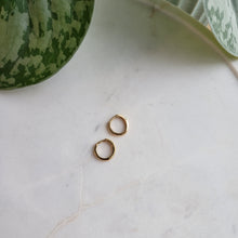 Load image into Gallery viewer, Mini Gold Huggie Hoops

