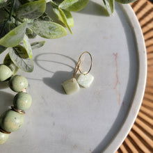 Load image into Gallery viewer, Cora Hoops in Peridot
