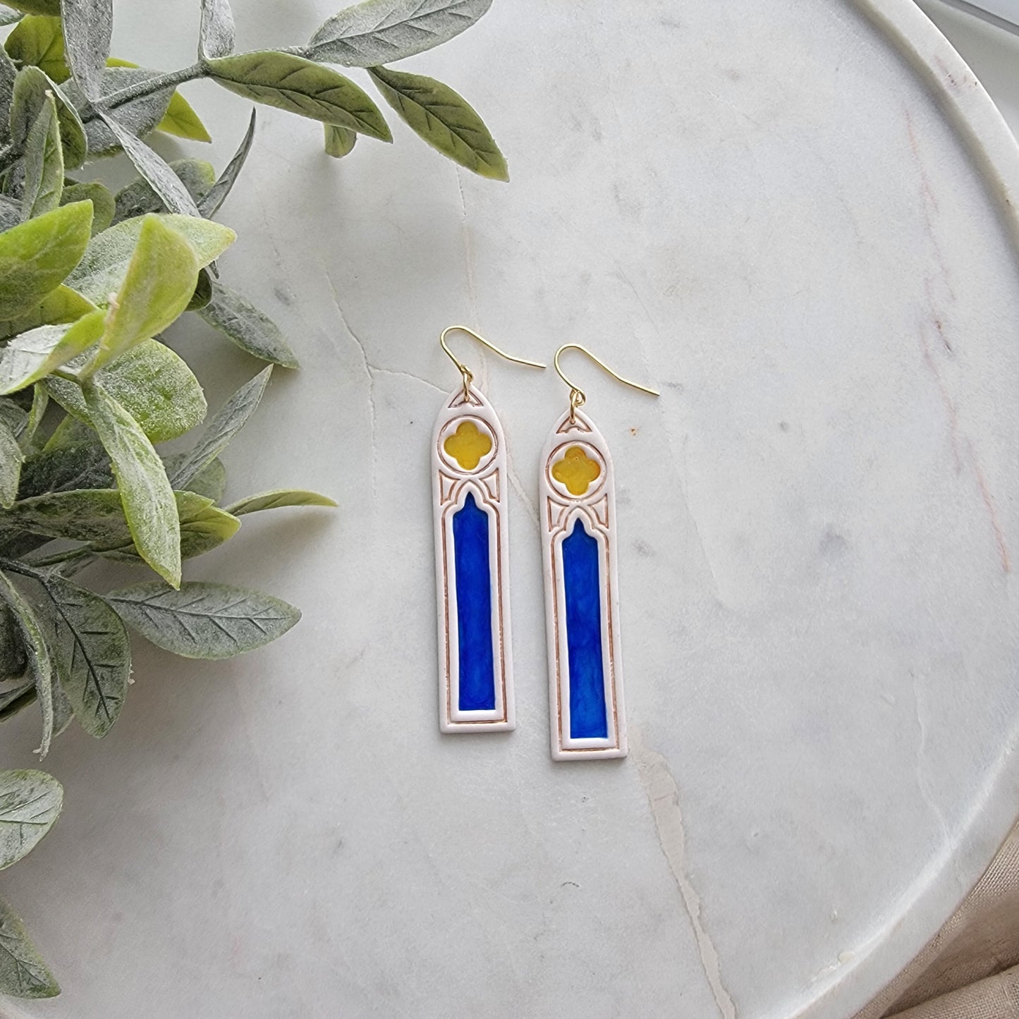 Small Stained Glass Earring