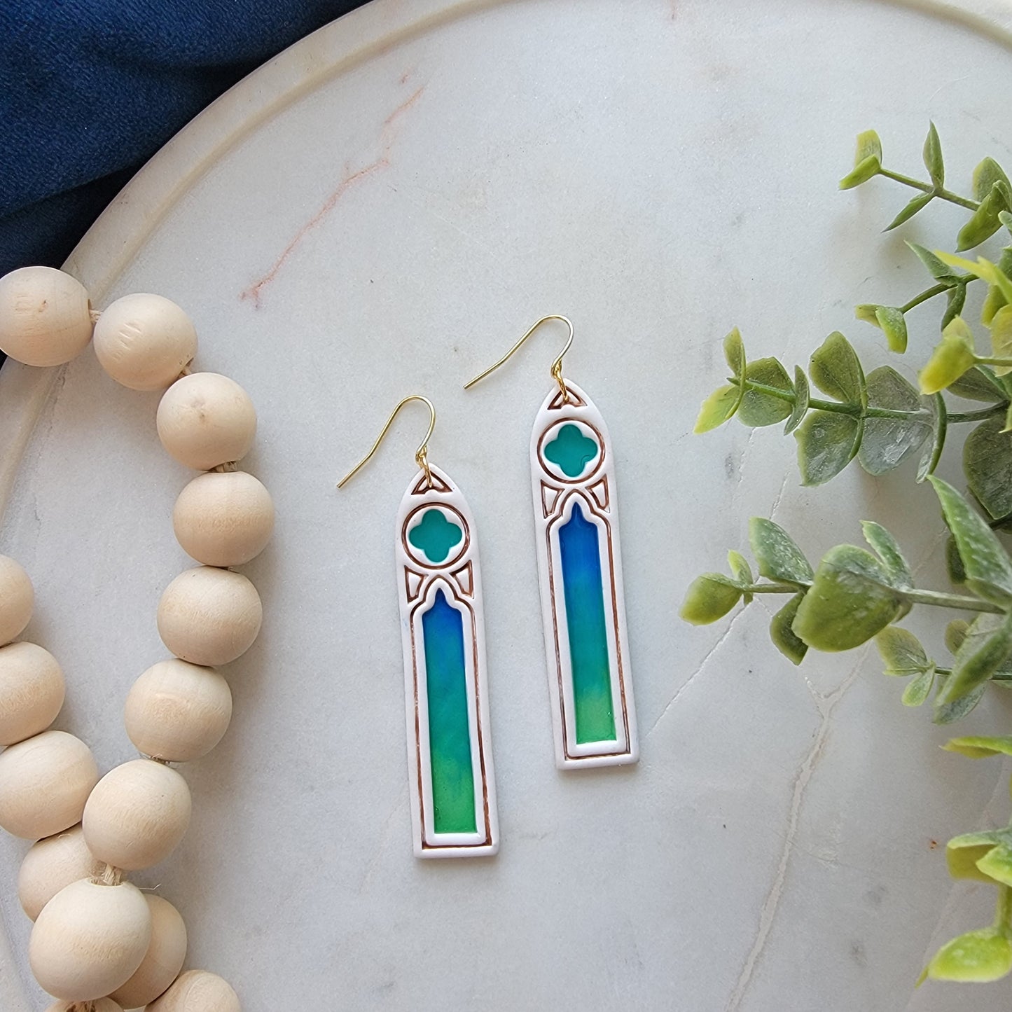 Small Stained Glass Earring