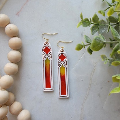 Small Stained Glass Earring
