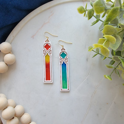 Small Stained Glass Earring