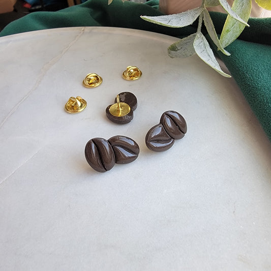 Coffee Bean Pin