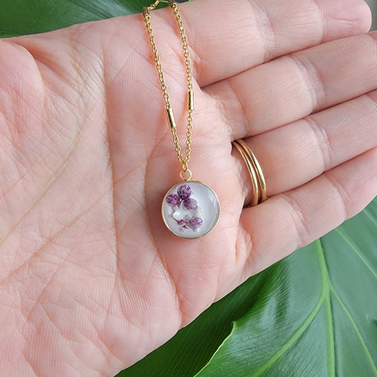 Lilac Bud Necklace