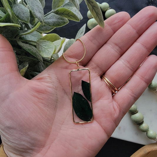 Floating Leaf Necklace