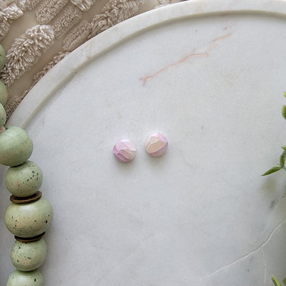 Studs in Lilac Quartz