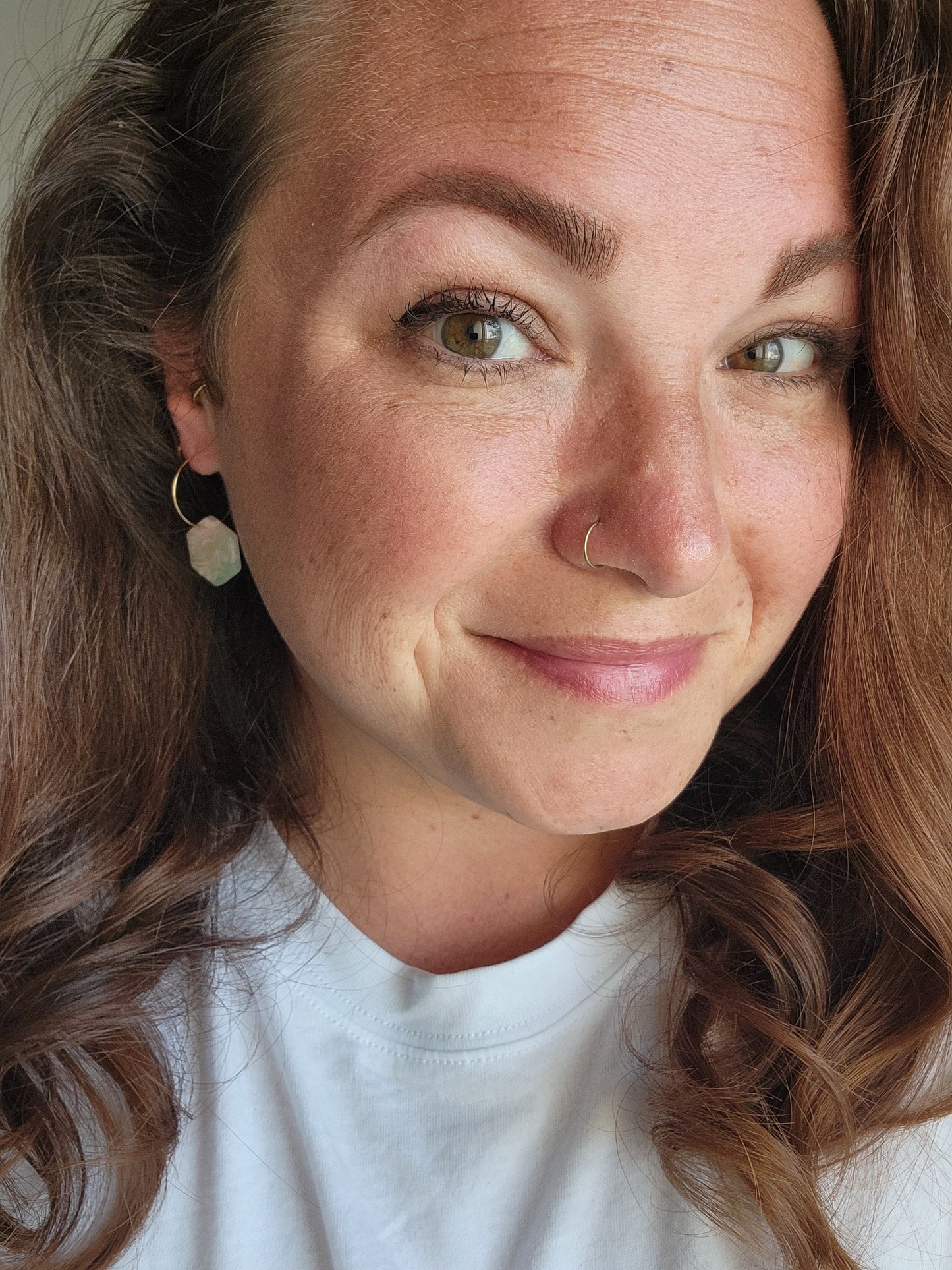 Hexa Hoops in Mossy Stone