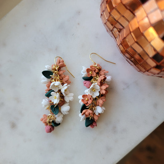 Fall Mum Earrings