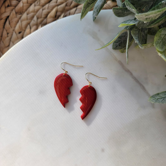Broken Heart Earrings