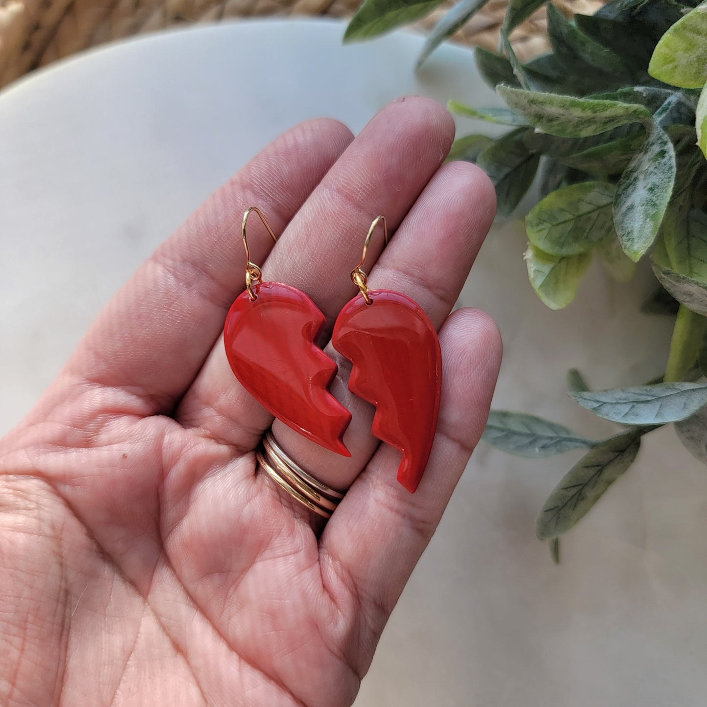 Broken Heart Earrings