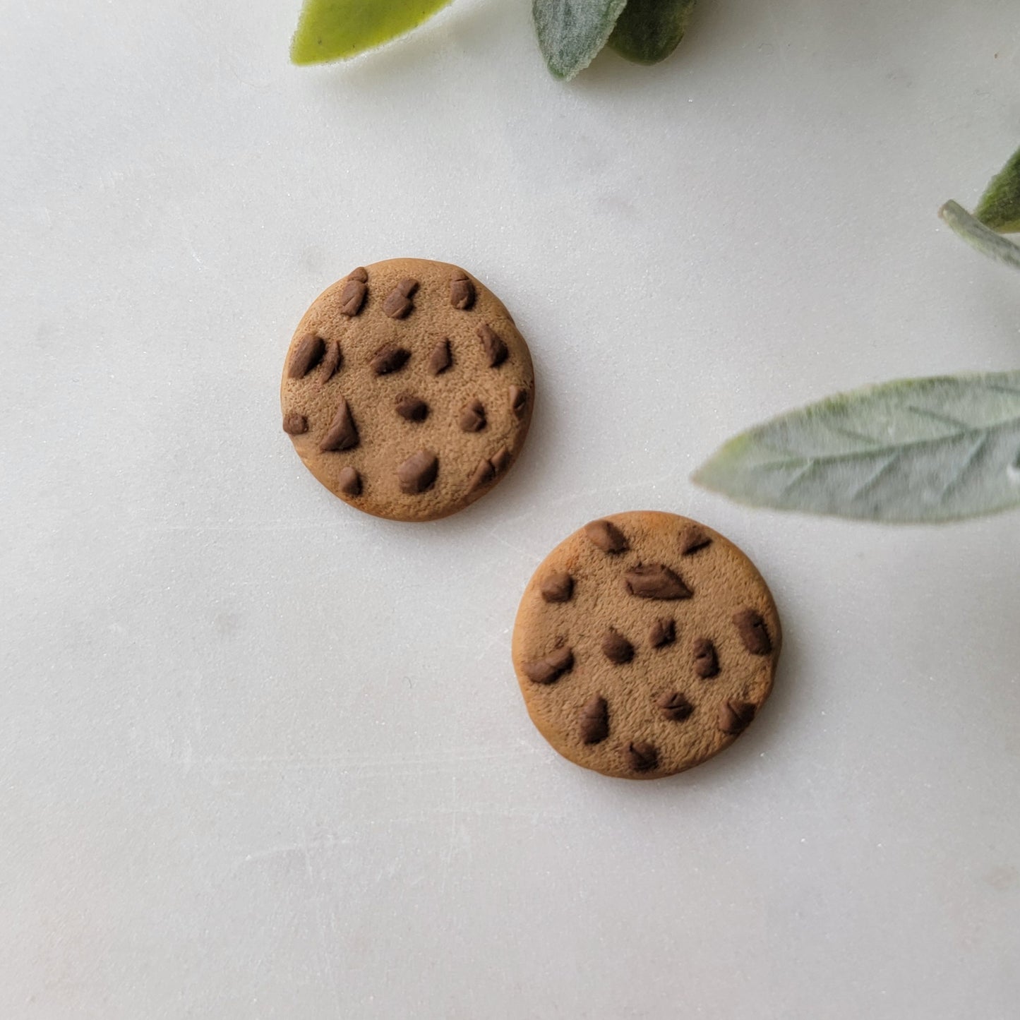 Chocolate Chip Cookie Earrings