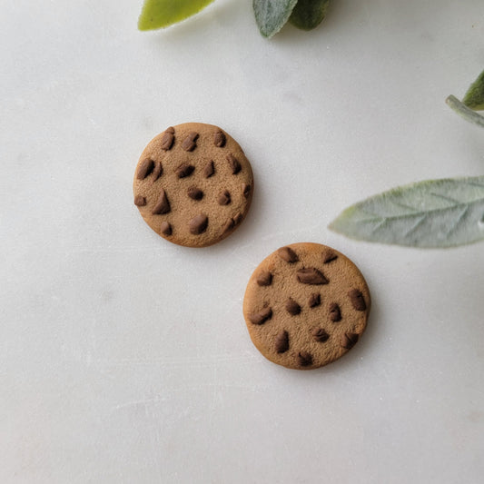 Chocolate Chip Cookie Earrings
