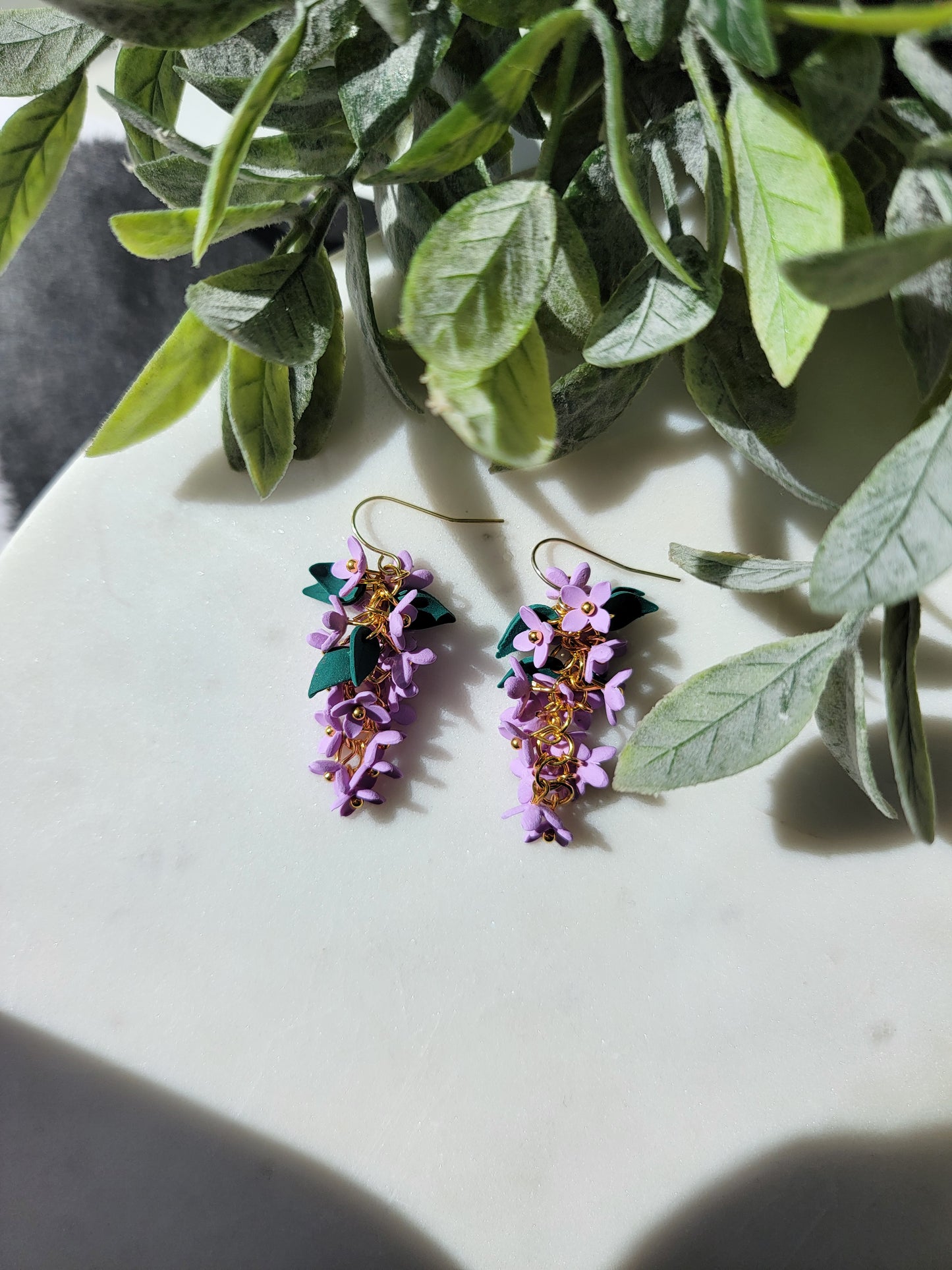 Lilac Bunch Earrings