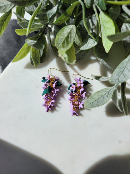 Lilac Bunch Earrings