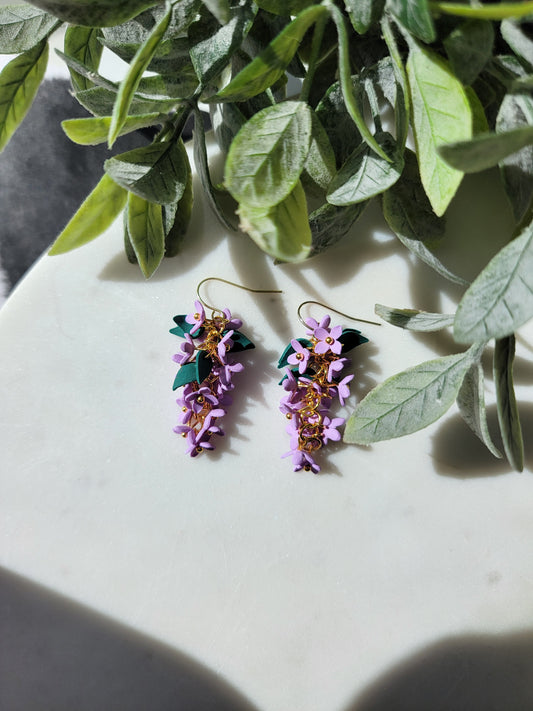 Lilac Bunch Earrings