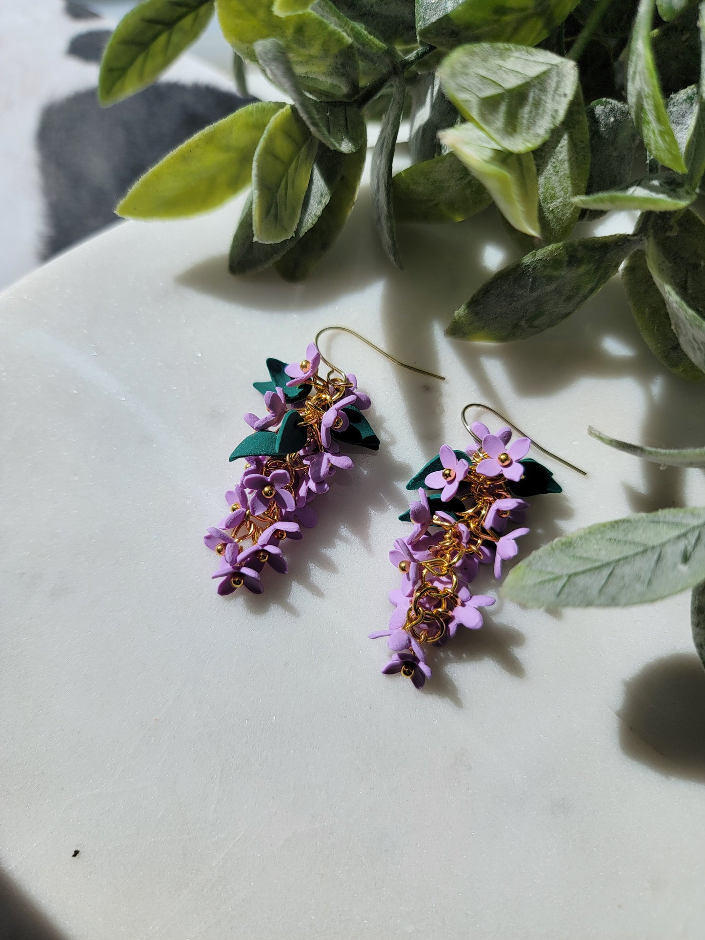 Lilac Bunch Earrings