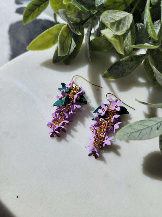 Lilac Bunch Earrings