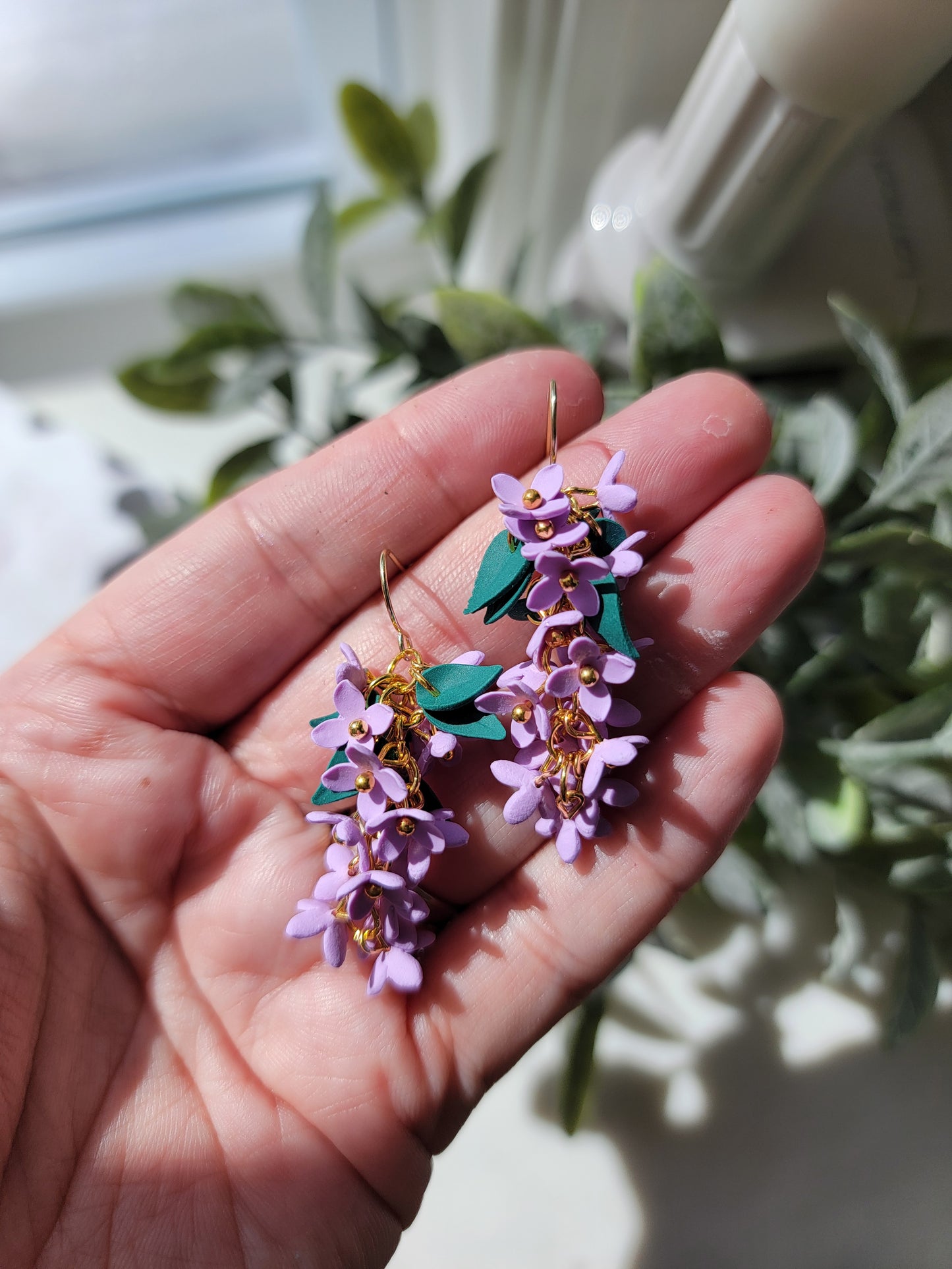 Lilac Bunch Earrings