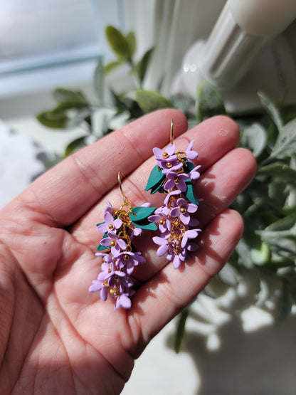 Lilac Bunch Earrings