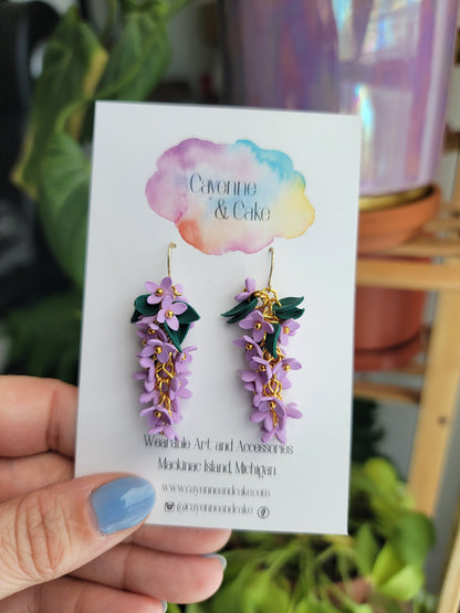 Lilac Bunch Earrings