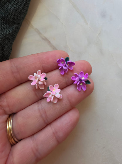 Lilac Stud Earrings