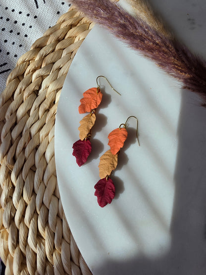 Autumn Leaf Dangle Earrings