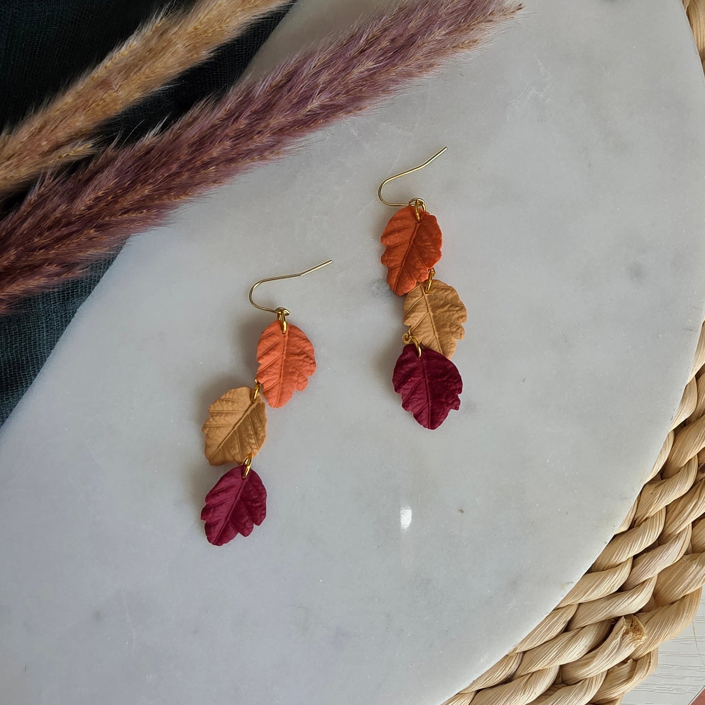 Autumn Leaf Dangle Earrings