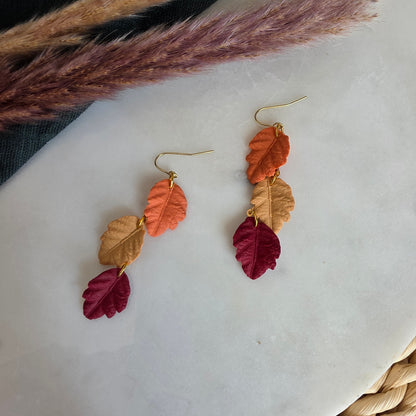 Autumn Leaf Dangle Earrings